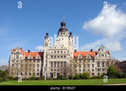 New Town Hall, Leipzig, Sachsen, Deutschland, Europa Stockfoto