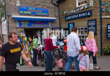 Backfold Bücher und Geschenke-Shop in Hay on Wye Powys Wales UK EU Stockfoto