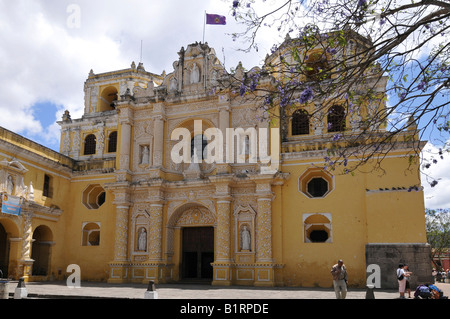 La Merced Kirche, Antigua Guatemala, Guatemala, Mittelamerika Stockfoto