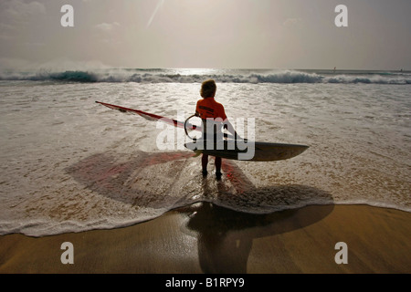 Windsurfer bei der 2008 World Cup, Insel Sal, Kapverden, Südafrika Stockfoto