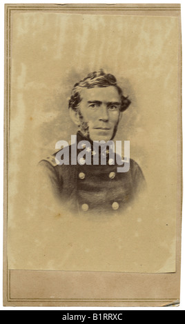 Carte de Visite von Braxton Bragg. Stockfoto