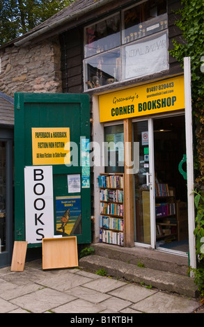 Äußere Ecke Buchhandlung in Hay on Wye Powys Wales UK EU Stockfoto