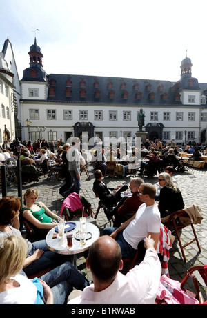 Jesuitenplatz Platz in der Altstadt von Koblenz, Rheinland-Pfalz, Deutschland, Europa Stockfoto