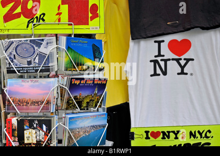 T-Shirts, ich liebe New York, Manhattan, New York City, USA Stockfoto