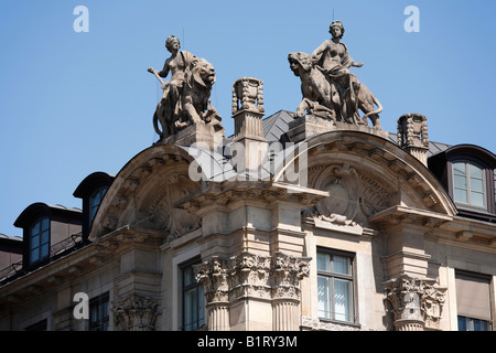 Palais auf Lenbach-Platz, München, Oberbayern, Deutschland, Europa Stockfoto