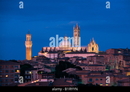 Siena, Toskana, Italien, Europa Stockfoto