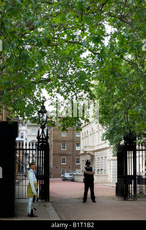 Clarence Haus, Heimat der Prinz oder Wales, gelegen an der Mall, in der Nähe von Buckingham Palace, London, England. Stockfoto