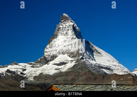 Matterhorn, Mont Cervin, Zermatt, Wallis, Schweiz Stockfoto