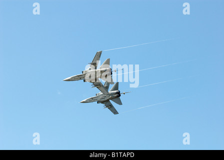 Paar von RAF Panavia Tornado F3 Kämpfer Kemble Air Show 2008 Stockfoto