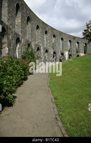 Stadt von Oban, Schottland. Innenansicht der McCaig es Tower, auch bekannt als Caigs Torheit, Architektur. Stockfoto