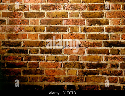 BRICKWALL ZEIGT STRUKTUR UND CHARAKTER Stockfoto