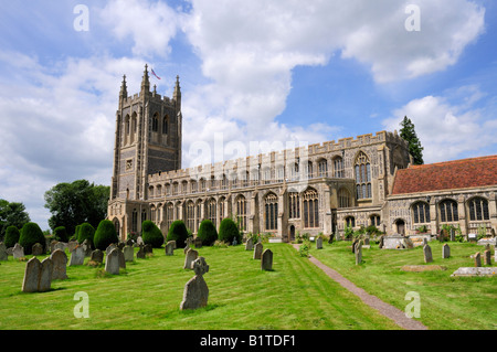 Holy Trinity Church, Long Melford, Suffolk England UK Stockfoto