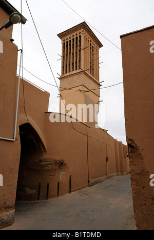 Traditionellen Windtürme in der Stadt von Yazd-Iran Stockfoto
