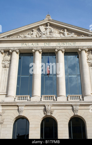 Palais de Justice Nizza Frankreich Stockfoto