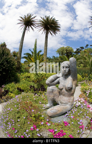 Abbey Gardens auf der Insel Tresco Inseln Scilly Cornwall England GB Großbritannien UK Vereinigtes Königreich britischen Inseln Europas Stockfoto