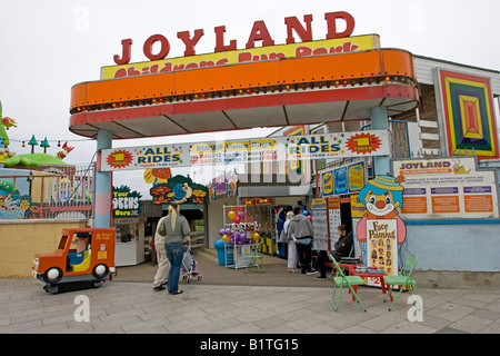 Joyland Kinder Spielhalle Strandpromenade Great Yarmouth Norfolk UK Stockfoto