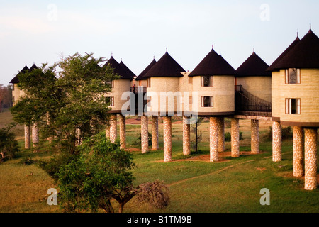 Sarova Salt Lick Lodge am Abend Taita Hills Game Reserve Küste Kenia Stockfoto