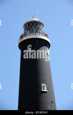 Dungeness Nuclear Power Station, in der Grafschaft Kent mit wunderschönen Leuchtturm. Stockfoto