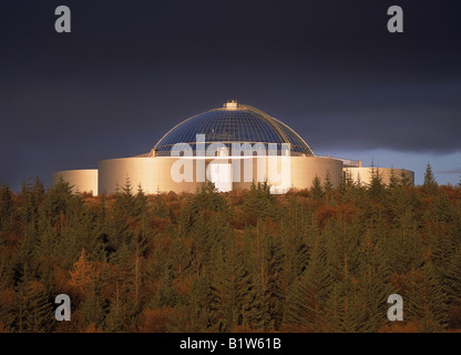 Pearl Restaurant Reykjavik Island Stockfoto