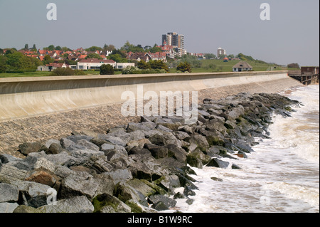 Frinton auf Seedeich Stockfoto