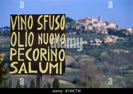 Montepulciano, Provinz Siena, Toskana, Italien Stockfoto