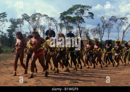 Brasilien Mato Grosso indigenen Park des Xingu Stockfoto