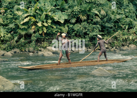 Kolumbien Choco Embera indigene Völker Stockfoto