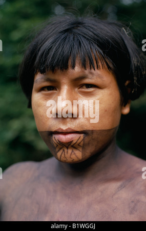 Kolumbien Choco Embera indigene Völker Stockfoto