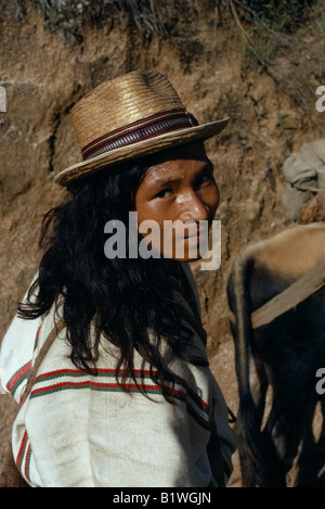 Kolumbien Sierra Nevada de Santa Marta Ika Stockfoto