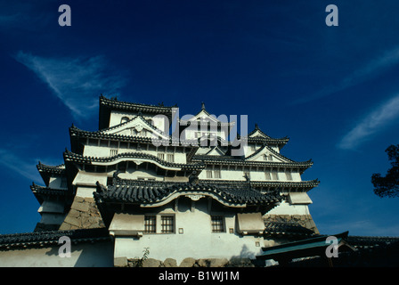 JAPAN Honshu Himeji Himeji-Jo auch bekannt als Shirasagi-Jo, Silberreiher oder Weißer Reiher Wasserburg von Hideyoshi im Jahre 1581 Stockfoto