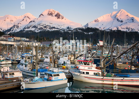 Bootshafen Cordova Alaska Stockfoto