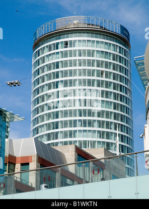 Das ikonische Rotunde zylindrische Hochhaus im Stadtzentrum von Birmingham, West Midlands, UK Stockfoto