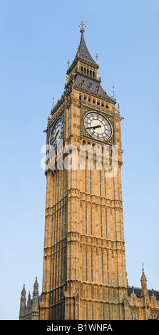 Big Ben, Clocktower von den Houses of Parliament in London, England Stockfoto