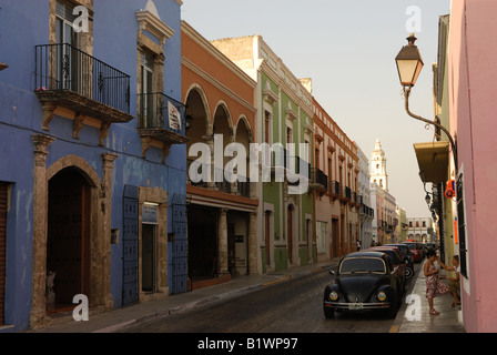 Campeche Straße, Mexiko Stockfoto