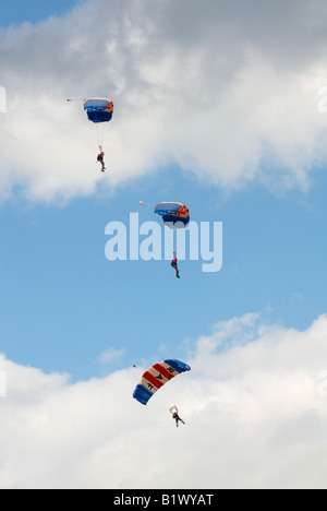 RAF Falken Fallschirm Display Team Kemble Air Show 2008 Stockfoto