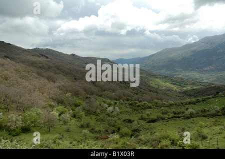 Nationalpark Madonie, Cefalu, Sizilien. Stockfoto