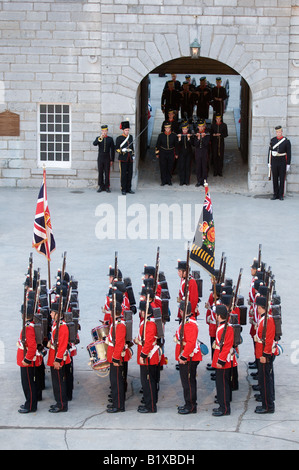 Fort Henry in Kingston, Ontario, Kanada, ist ein Museum und eine spektakuläre historische Stätte. Stockfoto