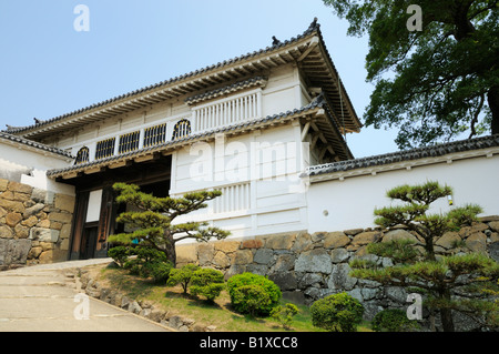 Der Diamant Tor am Banshu Schloss Himeji, Himeji JP Stockfoto