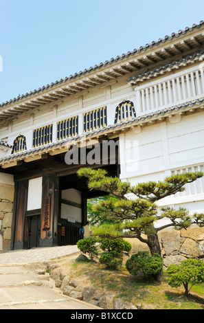 Der Diamant Tor am Banshu Schloss Himeji, Himeji JP Stockfoto