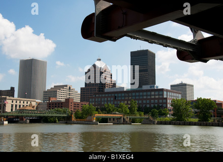 Rochester NY USA Skyline. Stockfoto