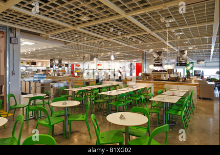 Restaurant bei Ikea Möbel Lagern in Coventry Stockfoto