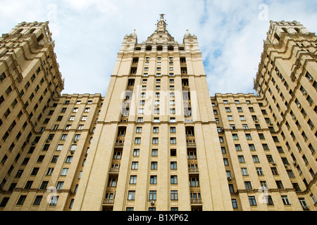 Stalin-Ära Gebäude am Kudrinskaya Square (1954), Moskau, Russland Stockfoto