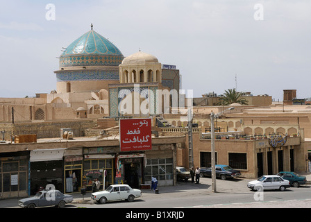 Farbigen Kuppel am Meidan-e-Amir Chaqmaq Square, Yazd, Iran Stockfoto