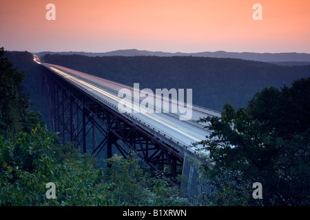 New River Gorge Bridge in West Virginia Stockfoto