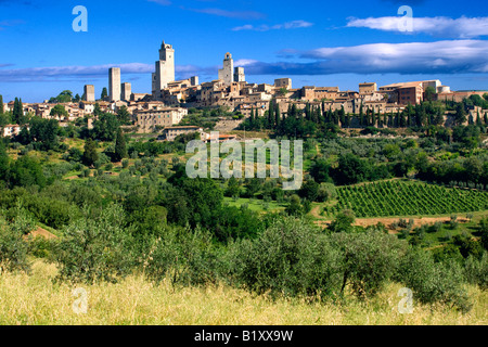 San Gimignano in der Toskana Stockfoto