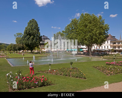 Rosengarten Rosengarten Spa Garten Spa-Einrichtungen in Bad Kissingen Bayern Deutschland Stockfoto