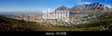 Kapstadt und Tafelberg in Südafrika Stockfoto
