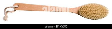 Bürste für Bathime zurück Stockfoto