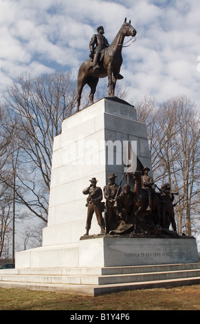 General Robert E. Lee Virginia Denkmal am Gettysburg National Military Park. Stockfoto