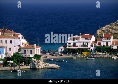 Griechenland, Die Nordöstlichen Ägäischen Inseln, Samos, Kokkari Stockfoto